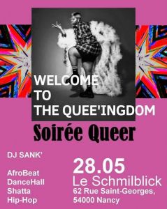 Une soirée publique et mixte organisée par et pour les personnes QUEER